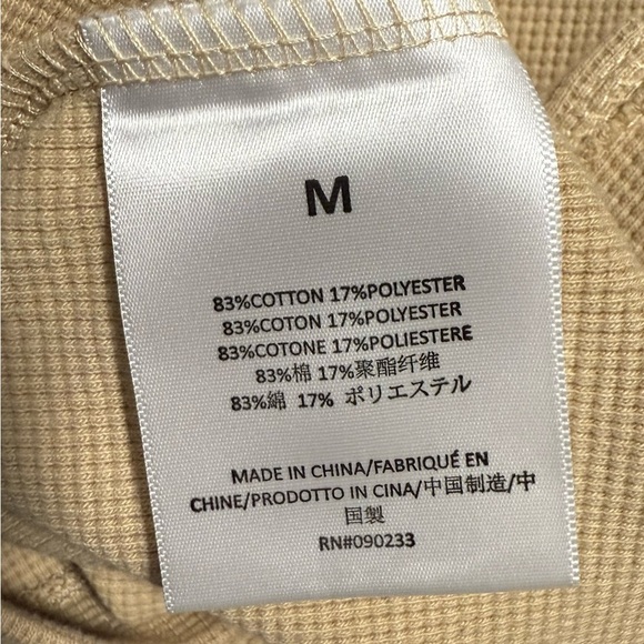 Waffle Essentials Cream Tank Top - Picture 6 of 13